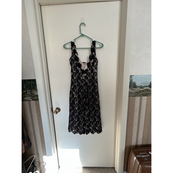 JS Boutique Womens Black Lace & Sequin Cocktail Dress Size 4 - Picture 11 of 16